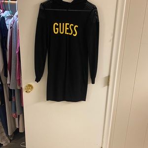 Hooded guess dress